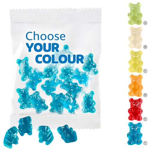 Oursons 1 seule couleur, 20 g