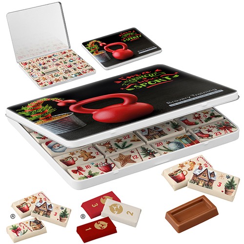 Calendrier de l&rsquo;avent – boîte décorative MAXI