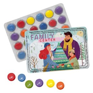 Petit calendrier bonbons choco.