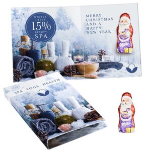 Carte à croquer, Mini Père Noël Milka