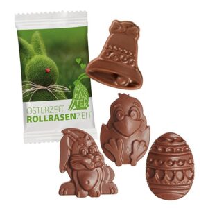 Figurine en chocolat « Pâques », PAPIER