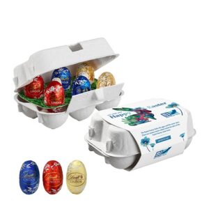 Boîte de 6 œufs de Pâques - Lindor
