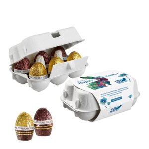 Boîte de 6 œufs de Pâques - Rocher