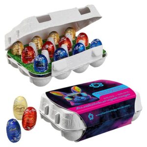 Boîte de 12 œufs de Pâques - Lindor