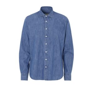CHEMISE DENIM SLIM FIT HOMME - CERTIFIÉ GOTS