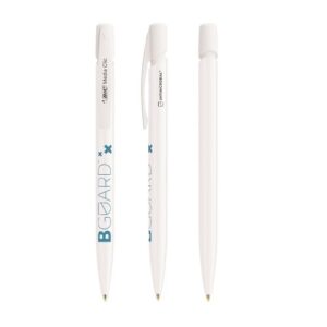 Stylo bille BIC® Media Clic BGUARD™ Antimicrobial Ecolutions® Logo Antimicrobial