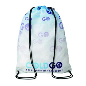 Grand Sac à cordon en PET recyclé en couleur