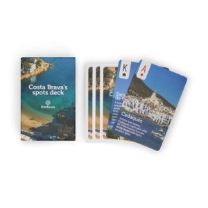 54 cartes de jeu avec votre dessin sur les deux faces