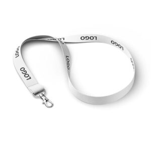 Lanyard en coton biologique sérigraphié
