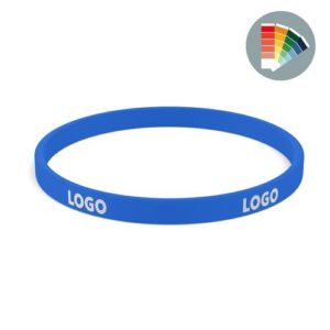 Bracelet personnalisé en silicone (5mm)