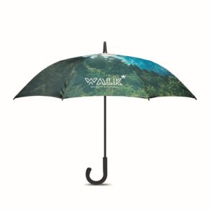 Imprimé sur toute la surface, parapluie coupe-vent ouverture automatique ⌀102cm/23