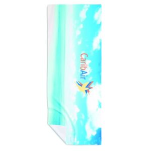 Serviette rafraichissante en quadri