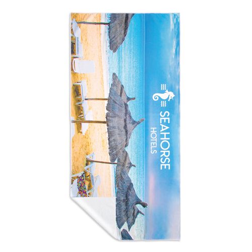 Serviette de plage quadri en microfibre 240gsm