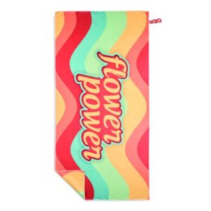 Serviette de plage en quadri avec élastique