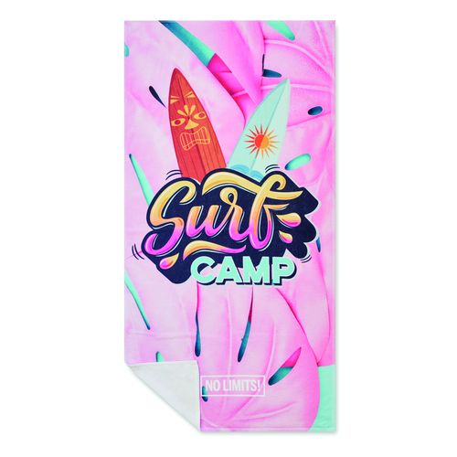 Serviette de plage quadri en polycoton 300/350 g/m²