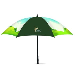 Imprimé sur toute la surface, parapluie de golf avec poignée en EVA, ⌀132cm/30"