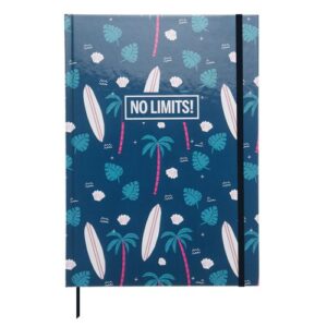 Cahier A4 à couverture rigide en papier avec les feuilles imprimées selon votre design