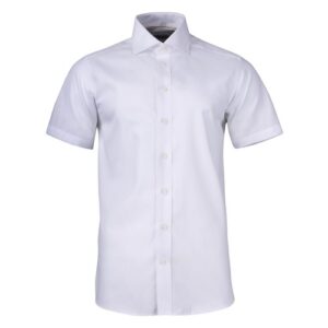 YB50 Twill S/S Chemise Slim Fit Hommes