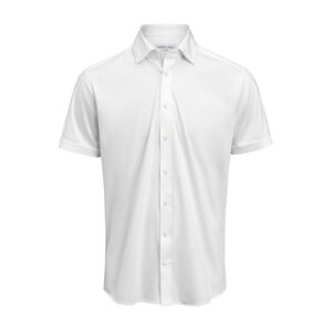 IB132 Interlock Knit S/S Chemise Slim Fit Hommes