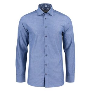 PB144 Brushed Jacquard Chemise Slim Fit Hommes