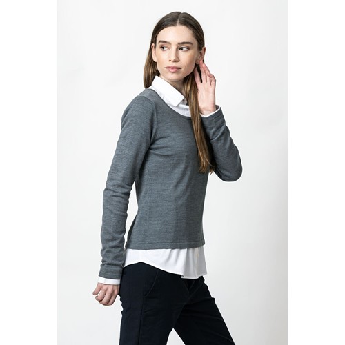 Merino U Pull-Over Femmes – Image 9