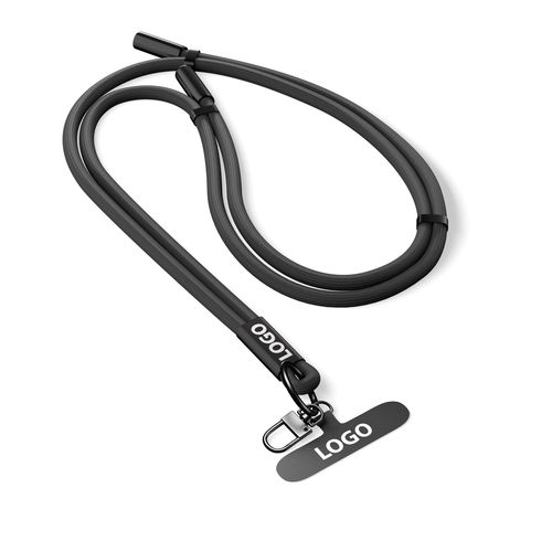 Câble de charge et de transfert de données Type C vers Type C ajustable, 60W, avec lanyard et porte-téléphone – Image 3