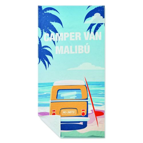 Serviette de plage quadri en polycoton 300/350 g/m² – Image 4