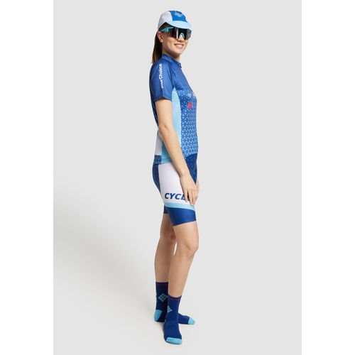 Casquette de cycliste adulte en quadri avec bande élastique – Image 6