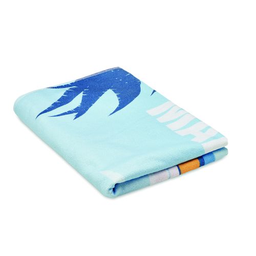 Serviette de plage quadri en polycoton 300/350 g/m² – Image 5
