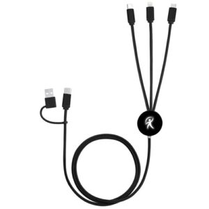 EKO - CABLE 5 EN 1 RECYCLÉ A CHARGE RAPIDE 20W POWER DELIVERY