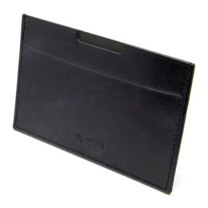 PORTE CARTE GRISE & DOCUMENTS EN CUIR VERITABLE NOIR