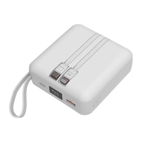 HEIHO - Batterie Powerbank 10,000 mAh avec câbles intégrés à charge rapide 22,5W – Image 4