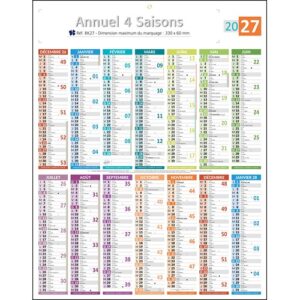 ANNUEL 4 SAISONS