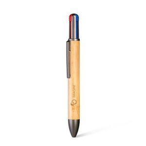 4KOLOR Bamboo - Stylo à bille FSC Bamboo 4 couleurs