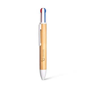 4KOLOR Bamboo - Stylo à bille FSC Bamboo 4 couleurs