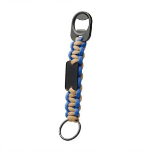 BRAID - RPET Porte - clés tressé avec décapsuleur