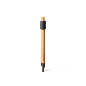 NOCLIP SPIN BB - Stylo à bille rotatif en bambou FSC et aluminium recyclé