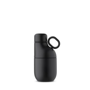 HOOKIPA S - Bouteille et gobelet 2 en 1 (330 ml / 200 ml) Double paroi en acier inoxydable recyclé et ABS