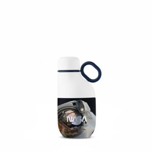 HOOKIPA S - 360° - Bouteille et gobelet 2 en 1 (330 ml / 200 ml) Double paroi en acier inoxydable recyclé et ABS