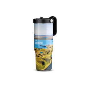 CALYPSO 878 - 360° - Gobelet en acier inoxydable recyclé à double paroi et sous vide, 900 ml / 30 oz