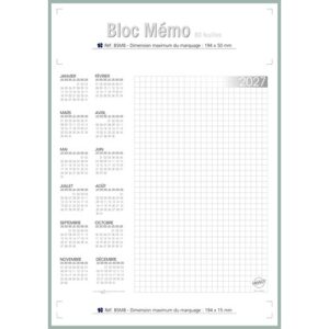 BLOC MEMO