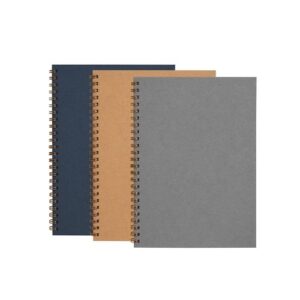Cahier spirale A5 carton recyclé MEMENTO