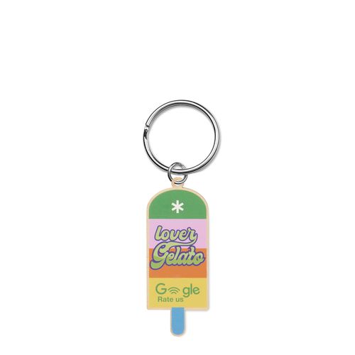 Porte-clés en bois de forme personnalisée