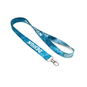 Cordon de sublimation en RPET avec mousqueton en métal