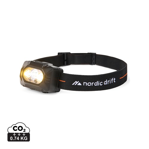 Lampe frontale à double batterie Nordic Drift Everest