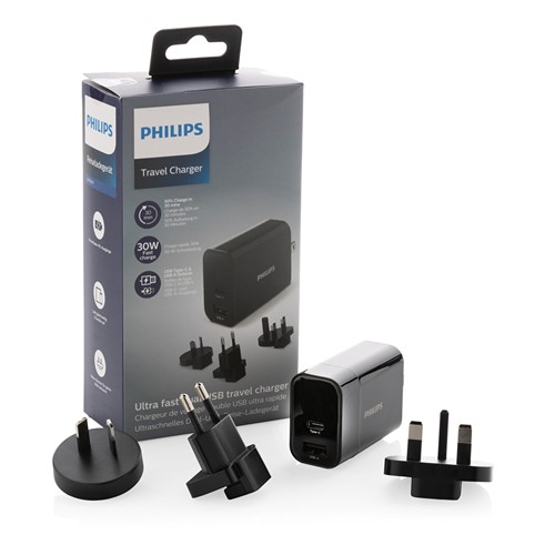 Chargeur USB de Voyage Philips, USB 30W Ultra Rapide – Image 8