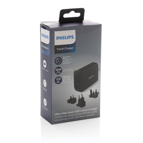 Chargeur USB de Voyage Philips, USB 30W Ultra Rapide – Image 9