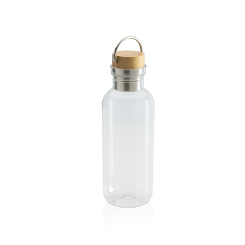 Bouteille 680ml en rPET RCS, couvercle en bambou – Image 2