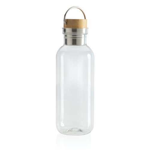 Bouteille 680ml en rPET RCS, couvercle en bambou – Image 3