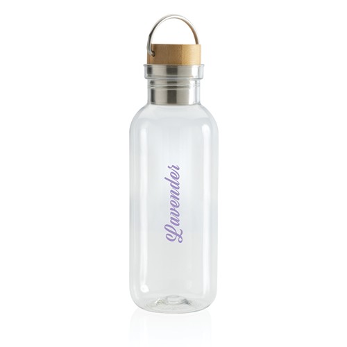 Bouteille 680ml en rPET RCS, couvercle en bambou – Image 7
